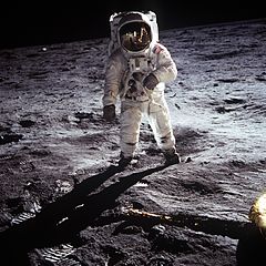 Buzz Aldrin auf dem Mond